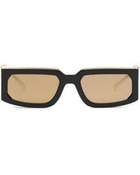 Philipp Plein - Rose Venus Rectangle-Frame Sunglasses - Lyst