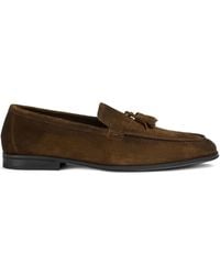 Doucal's - Tassel-Detail Suede Loafers - Lyst