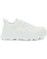 Jil Sander - Orb Leather Sneakers - Lyst