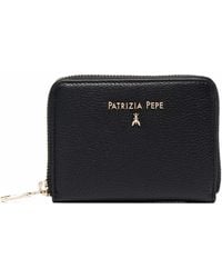 Patrizia Pepe - Logo-Lettering Pebble Wallet - Lyst