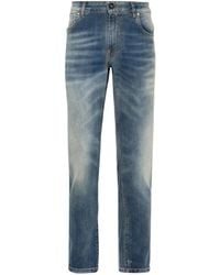 Salvatore Santoro - Jeans Slim Con Effetto Vissuto - Lyst