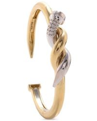 David Webb - Twisted Nail Cuff Bracelet - Lyst