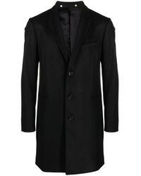 PS by Paul Smith - Cappotto monopetto con revers a lancia - Lyst