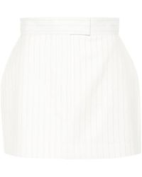 Alex Perry - Pinstripe-pattern Mini Skirt - Lyst