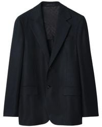 Burberry - Blazer De Lana Con Botones - Lyst