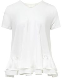 Club21 - Kayla Ruffled T-Shirt - Lyst