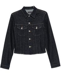 Haikure - Button-Fastening Denim Jacket - Lyst