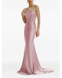 Framboise - Robe-Bustier Longue Dhara - Lyst