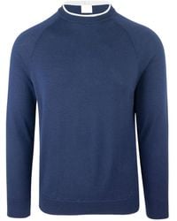 Eleventy - Raglan-Sleeve Wool Sweatshirt - Lyst