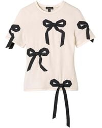 Marc Jacobs - T-Shirt Con Stampa Fiocco - Lyst