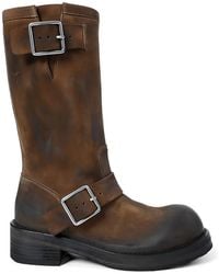 Ann Demeulemeester - Sarith Engineer Biker Boots - Lyst