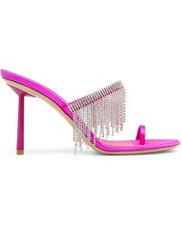 Le Silla - The Jewels 80mm Fringed Sandals - Lyst