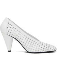 Proenza Schouler - 85mm Perforated Leather Pumps - Lyst