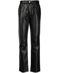 DIESEL - P-Arcy-A Faux-Leather Trousers - Lyst