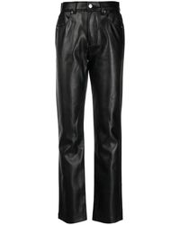 DIESEL - P-Arcy-A Faux-Leather Trousers - Lyst