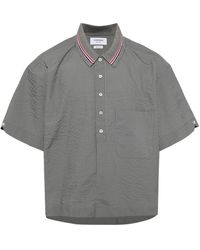 Thom Browne - Rwb-stripe Striped Shirt - Lyst