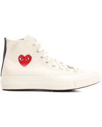 COMME DES GARÇONS PLAY - X Converse Chuck Taylor All Star Heart-Print Sneakers - Lyst