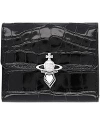 Vivienne Westwood - Orb Croc-Effect Leather Wallet - Lyst