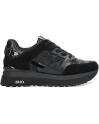 Liu Jo - Maxi Wonder 91 Lace-Up Sneakers - Lyst