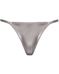 Gottex - Metallic-Effect Bikini Bottoms - Lyst