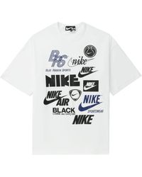 COMME DES GARÇON BLACK - X Nike T-shirt Met Logoprint - Lyst