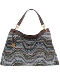 Missoni - Bolso De Hombro Con Motivo En Zigzag - Lyst