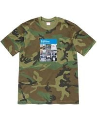 Supreme - Verify Woodland Camouflage-Print T-Shirt - Lyst