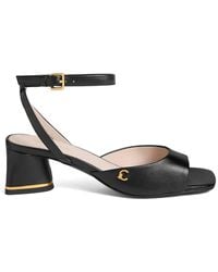 Coccinelle - C-Everyday Logo-Plaque Buckled Sandals - Lyst