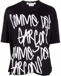 Comme des Garçons - T-Shirt Mit Logo-Print - Lyst