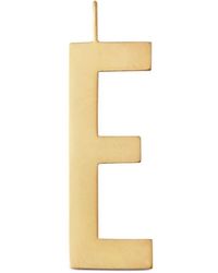 Design Letters - Halskette Mit Buchstaben-Anhänger - Lyst
