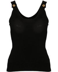 Moschino - Ribbed Tank Top - Lyst