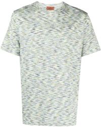 Missoni - T-shirt en coton à rayures - Lyst