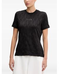Sportalm - Textured Logo-Plaque T-Shirt - Lyst