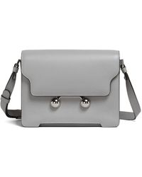 Marni - Trunkaro Medium Leren Schoudertas - Lyst