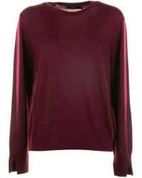 Seventy - Split-Cuff Crew-Neck Sweater - Lyst