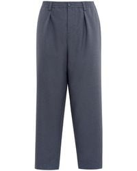 Marni - Tropical Wool Trousers With Drawstring Waist - Lyst