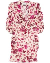 Isabel Marant - Vestido Corto Con Estampado Floral - Lyst