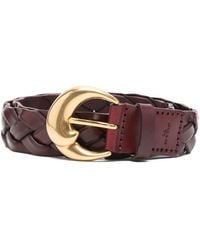 Etro - Braided Leather Belt - Lyst