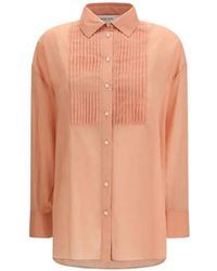 Golden Goose - Pleated Bib Over Shirt - Lyst