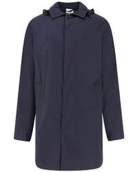 Aspesi - Removable-Hood Waterproof Coat - Lyst
