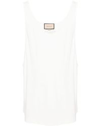 Gucci - Soft Cotton Jersey Tank Top - Lyst