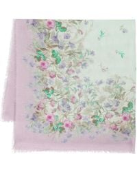 La DoubleJ - Schal Mit Blumen-Print - Lyst
