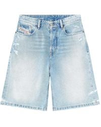 DIESEL - De-Sire Denim Shorts - Lyst