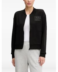 EA7 - Sweatshirt mit EA7-Logo - Lyst