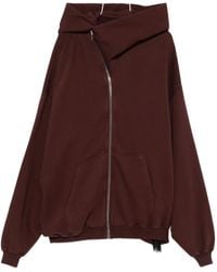 Rick Owens - Hooded Zip-Up Jacket - Lyst