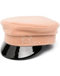 Ruslan Baginskiy - Logo-Embroidered Wool Baker Boy Cap - Lyst