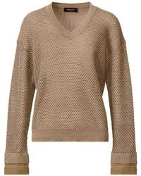 Fabiana Filippi - V-Neck Long-Sleeve Sweater - Lyst