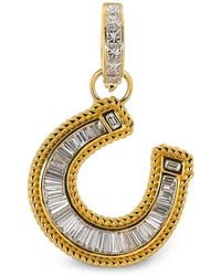 Buddha Mama - Diamond Horseshoe Pendant - Lyst