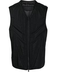 Y-3 - X Adidas Quilted Zip-Up Vest - Lyst