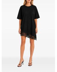 Hamza - Japan V2 Lace-Trim Mini Dress - Lyst